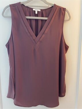 Maurices Dusty Mauve V-Neck Sleeveless Camisole